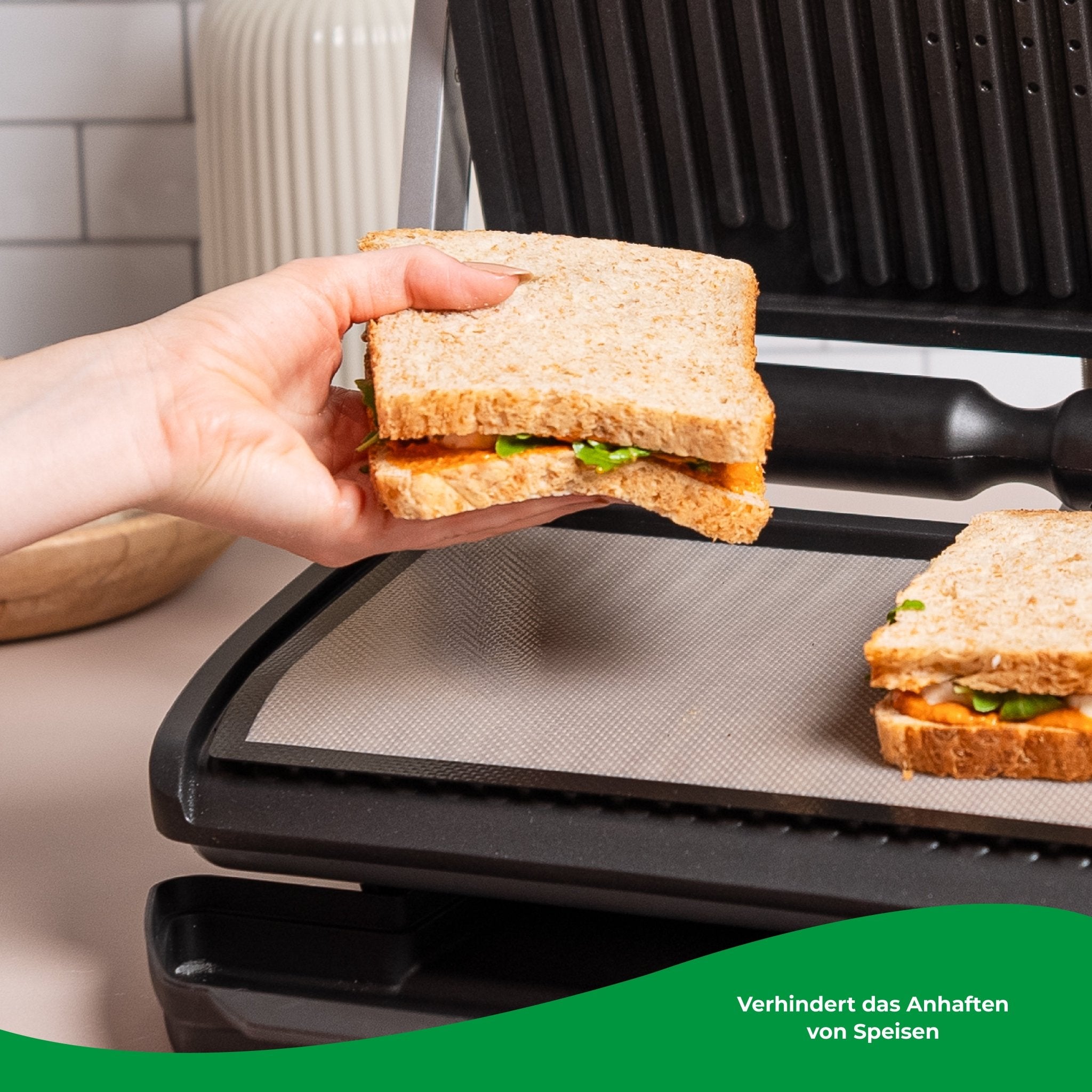 ZauberFry - Dauerbackmatten aus Silikon kompatibel mit Tefal OptiGrill - Wundermix GmbH