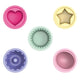 Silicone molds for baking and steaming