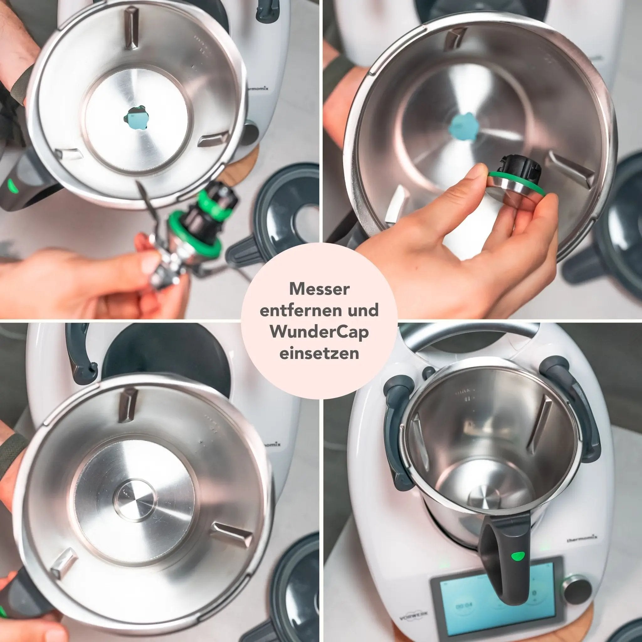 WunderCap® | Il rivoluzionario Bimby - Sostituzione del coltello - Wundermix GmbH