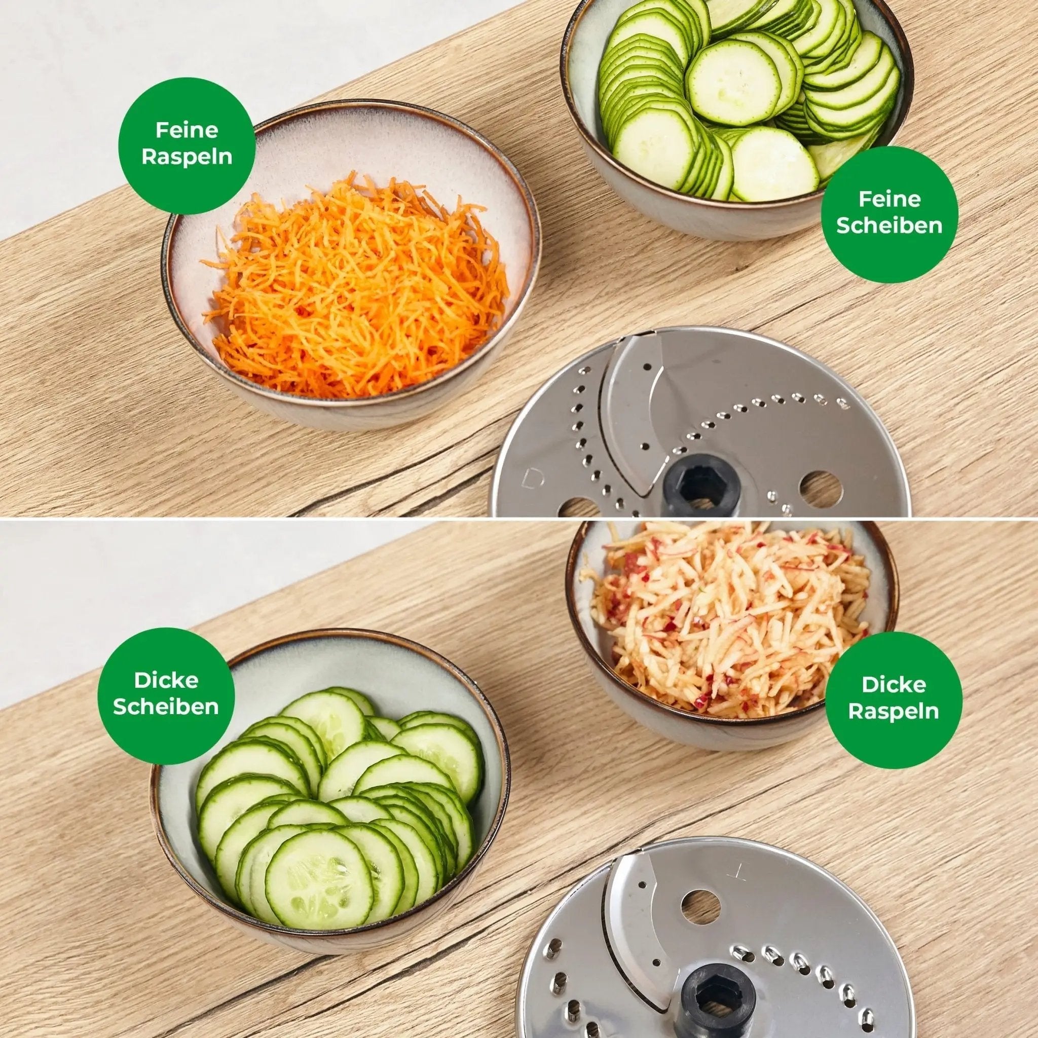 WunderSlicer® V1 & WunderZoodler® Sparset für Thermomix TM31 - Wundermix GmbH