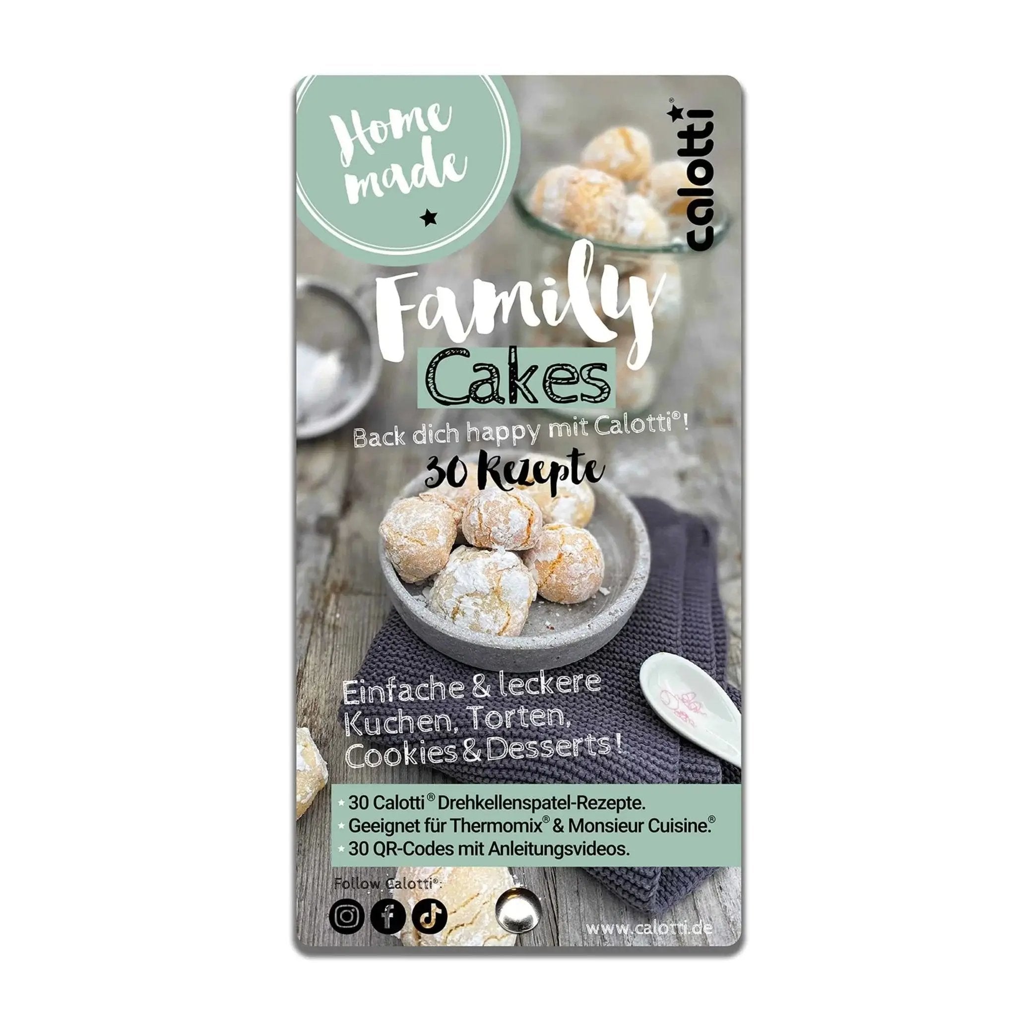 Family Cakes | Rezeptfächer | Back dich happy mit Calotti® 30 Kuchen/Torten Rezepte - Wundermix GmbH