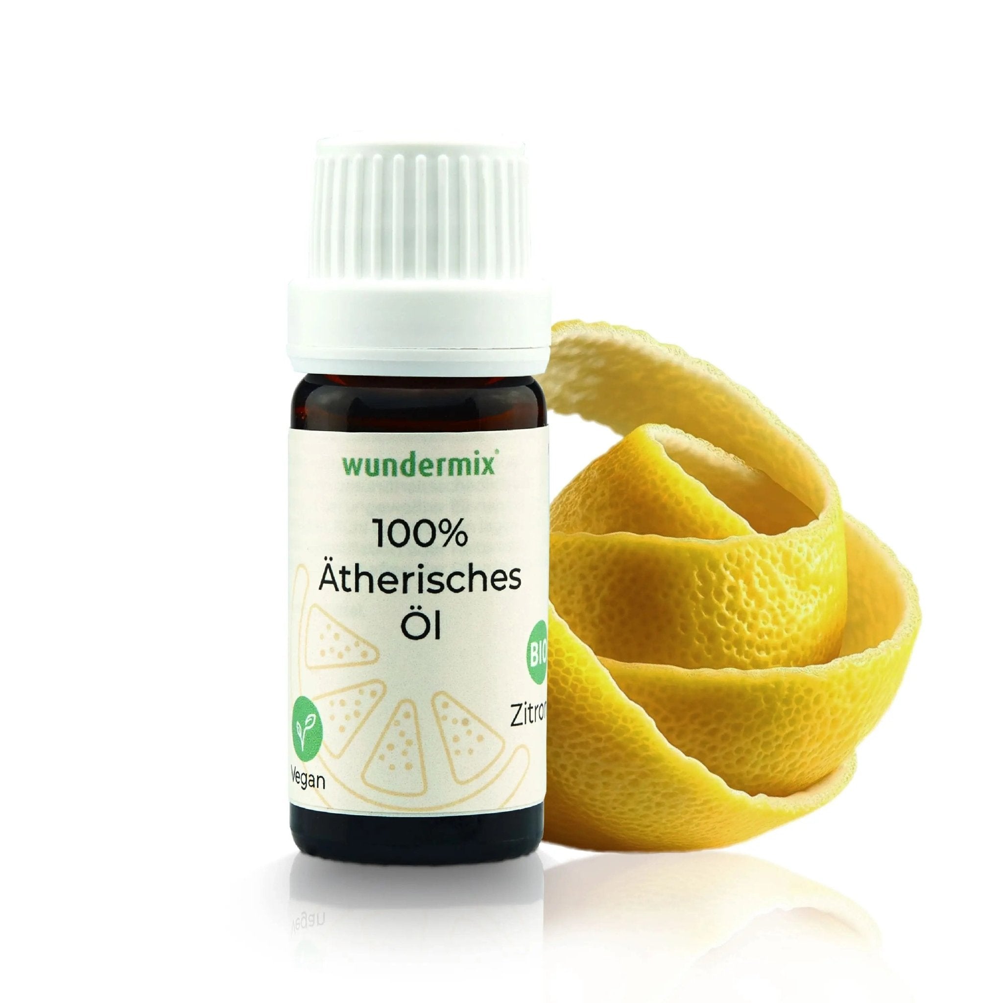 Ätherisches Zitronenöl in Bio - Qualität | 10ml - Wundermix GmbH