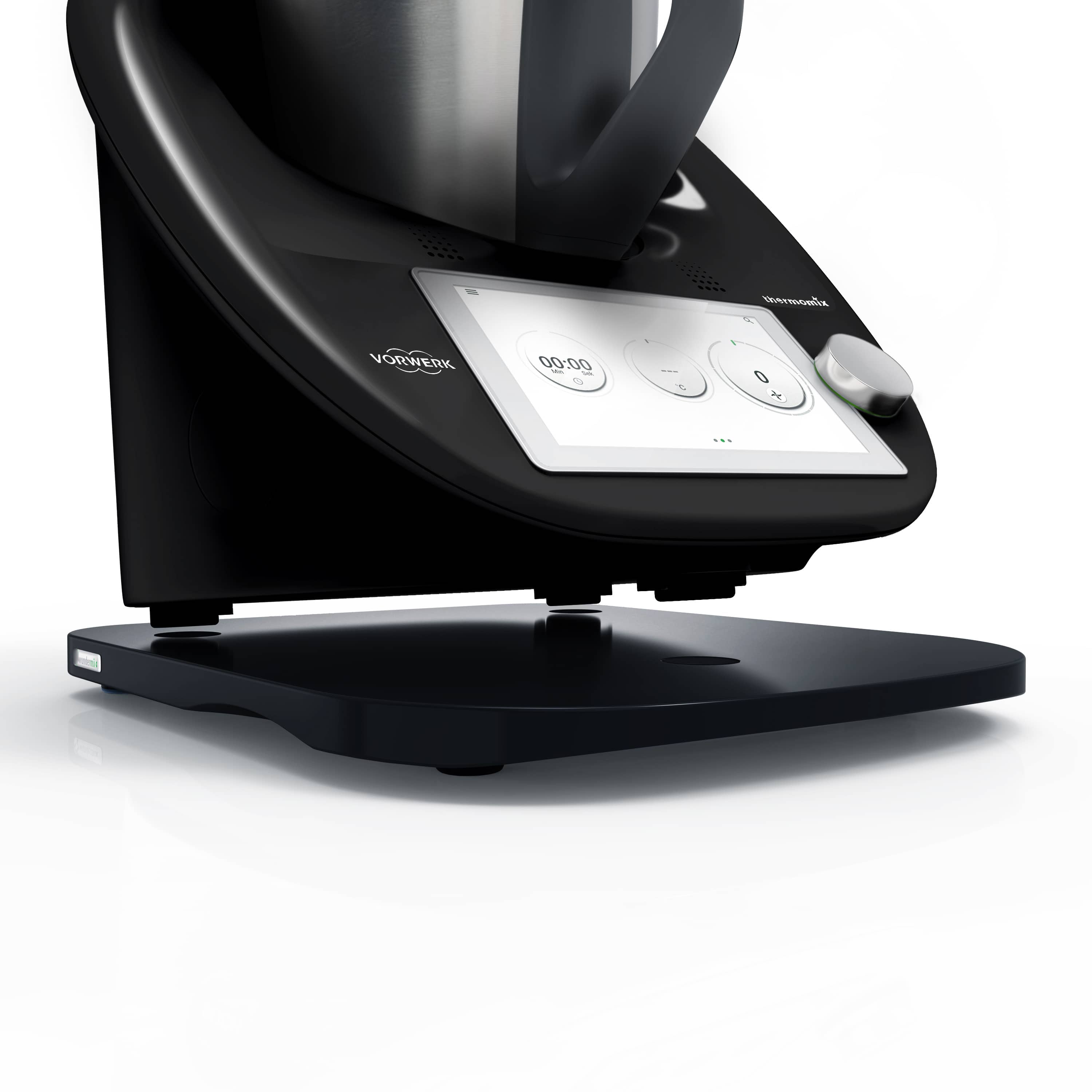 [B - Ware] KitchenSlider® H | V2 Plus | Schwarz | Gleitbrett für Thermomix TM6, TM5 - Wundermix GmbH