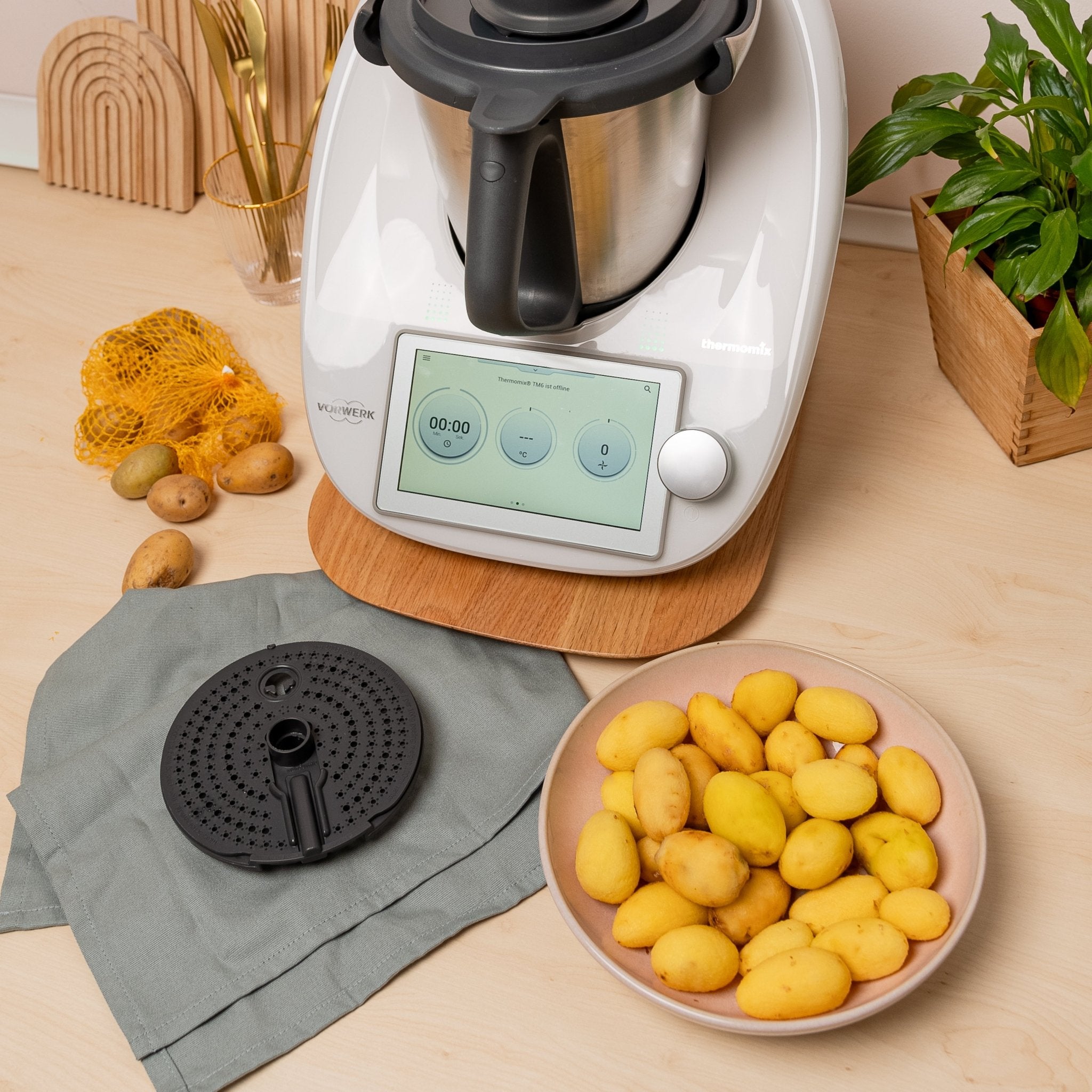 [B - Ware] WunderPeeler® | V2 | Kartoffelschäler - Aufsatz für Thermomix TM6, TM5, TM31 - Wundermix GmbH