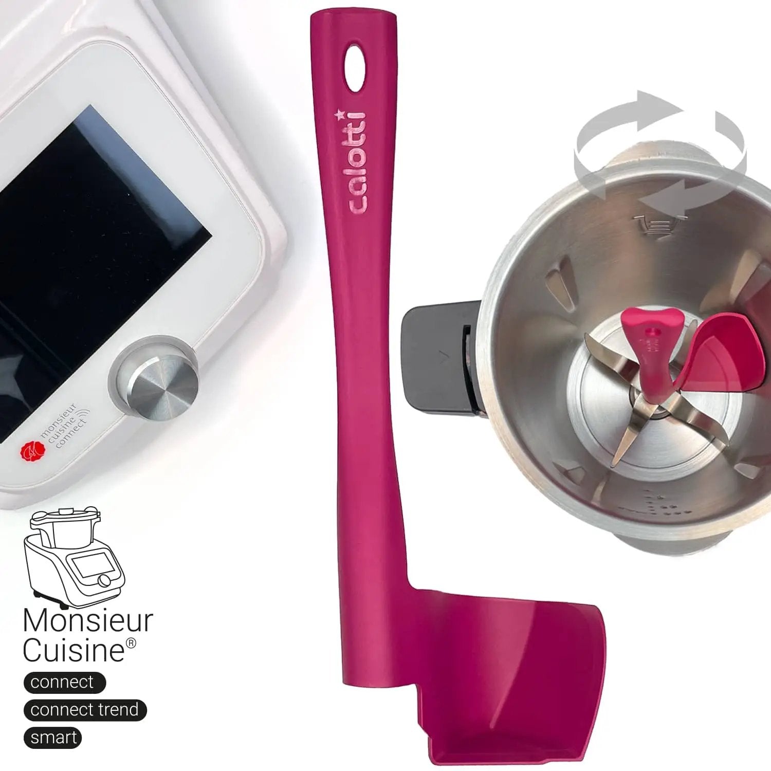 Calotti® Drehkellenspatel für Monsieur Cuisine Connect, Trend, Smart - Wundermix GmbH